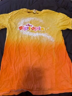Wawa Siptopia Ombre Logo Tee - Yellow to Orange